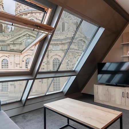 Familienapartment Mit Panoramablick Zur Frauenkirche 德累斯顿 外观 照片