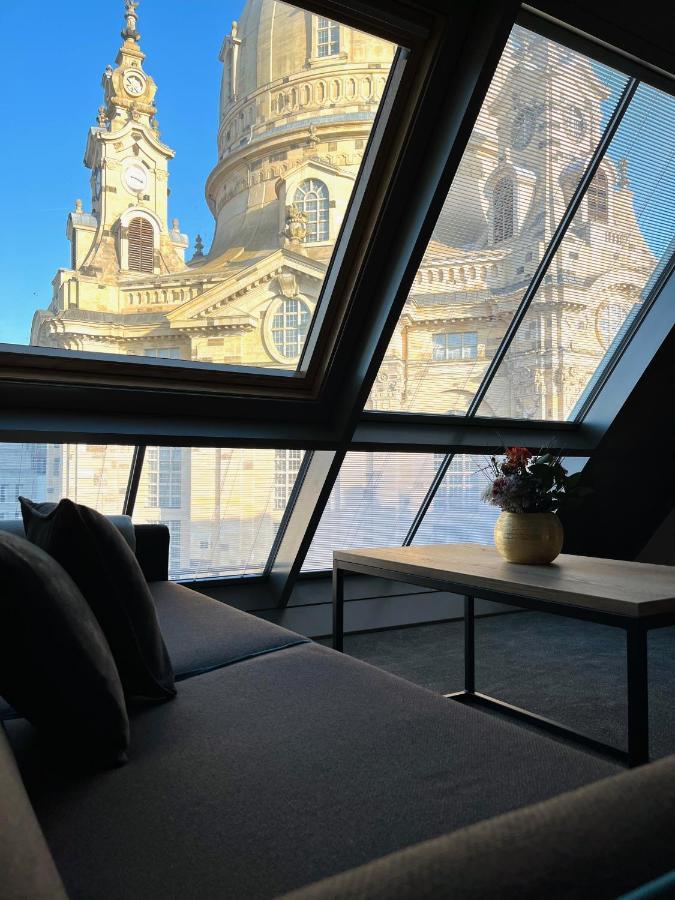 Familienapartment Mit Panoramablick Zur Frauenkirche 德累斯顿 外观 照片