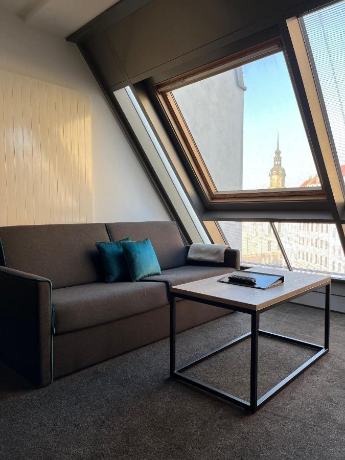 Familienapartment Mit Panoramablick Zur Frauenkirche 德累斯顿 外观 照片