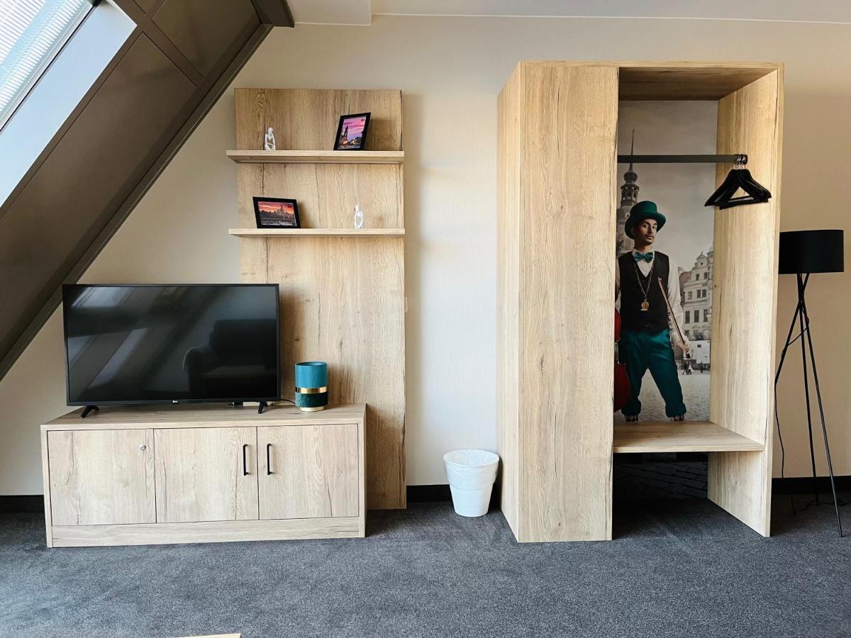 Familienapartment Mit Panoramablick Zur Frauenkirche 德累斯顿 外观 照片