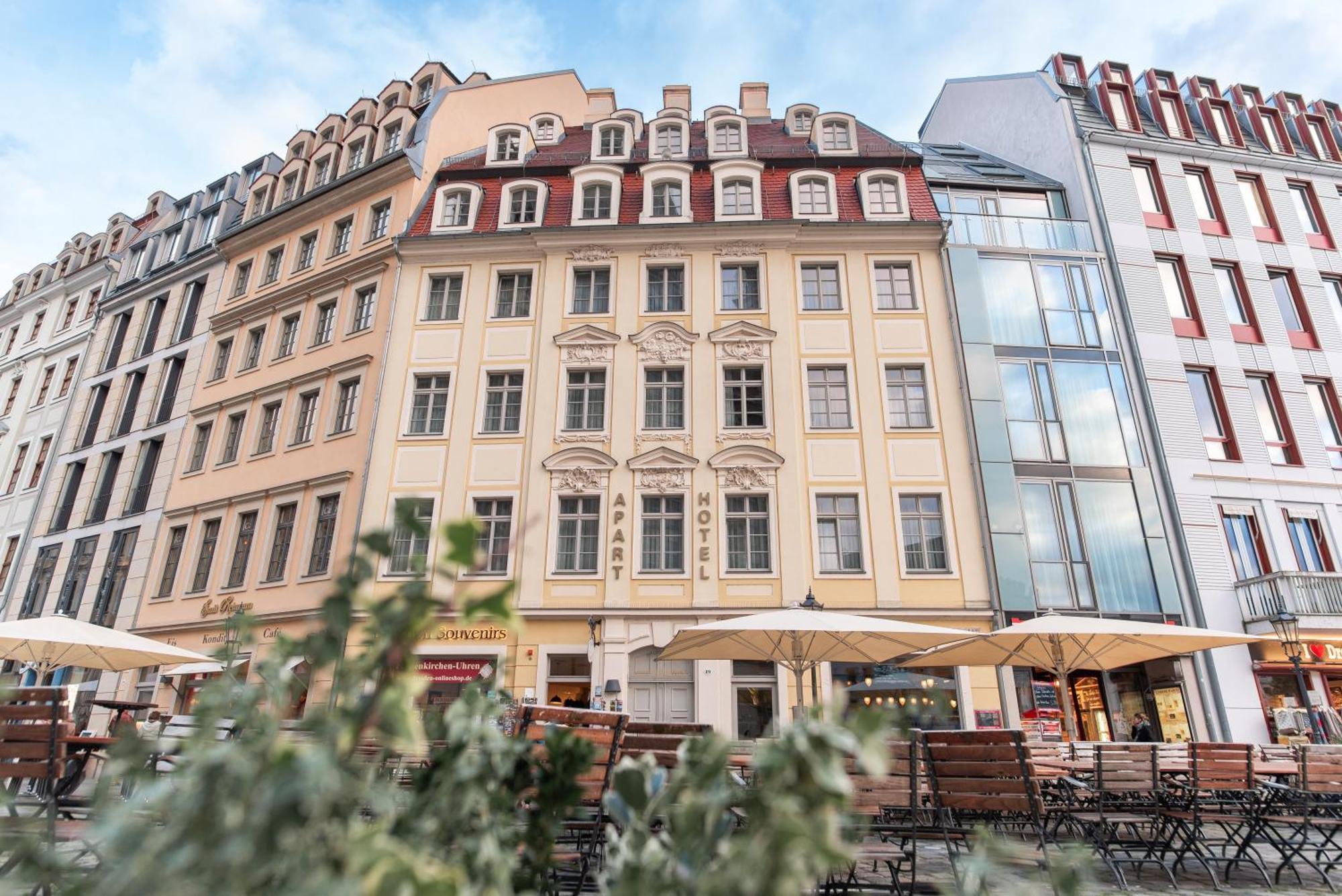 Familienapartment Mit Panoramablick Zur Frauenkirche 德累斯顿 外观 照片